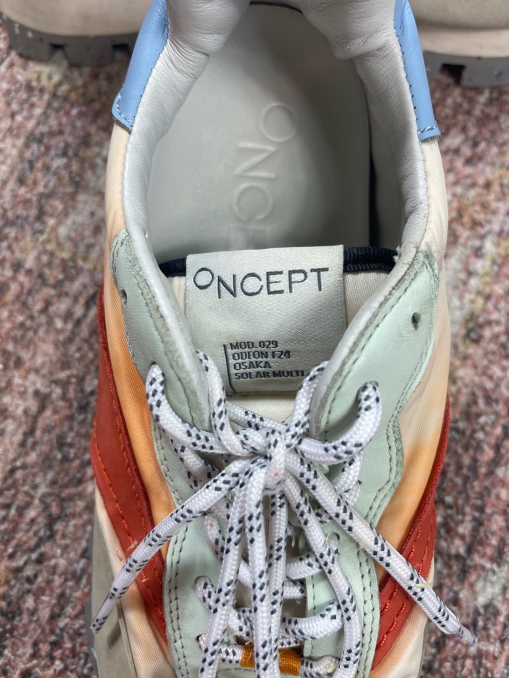 Oncept Osaka Elite Trainer Sneakers in Solar Size 7.5 - Picture 4 of 9